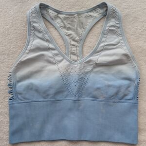 PINK Victoria's Secret Light Blue Sports Bra